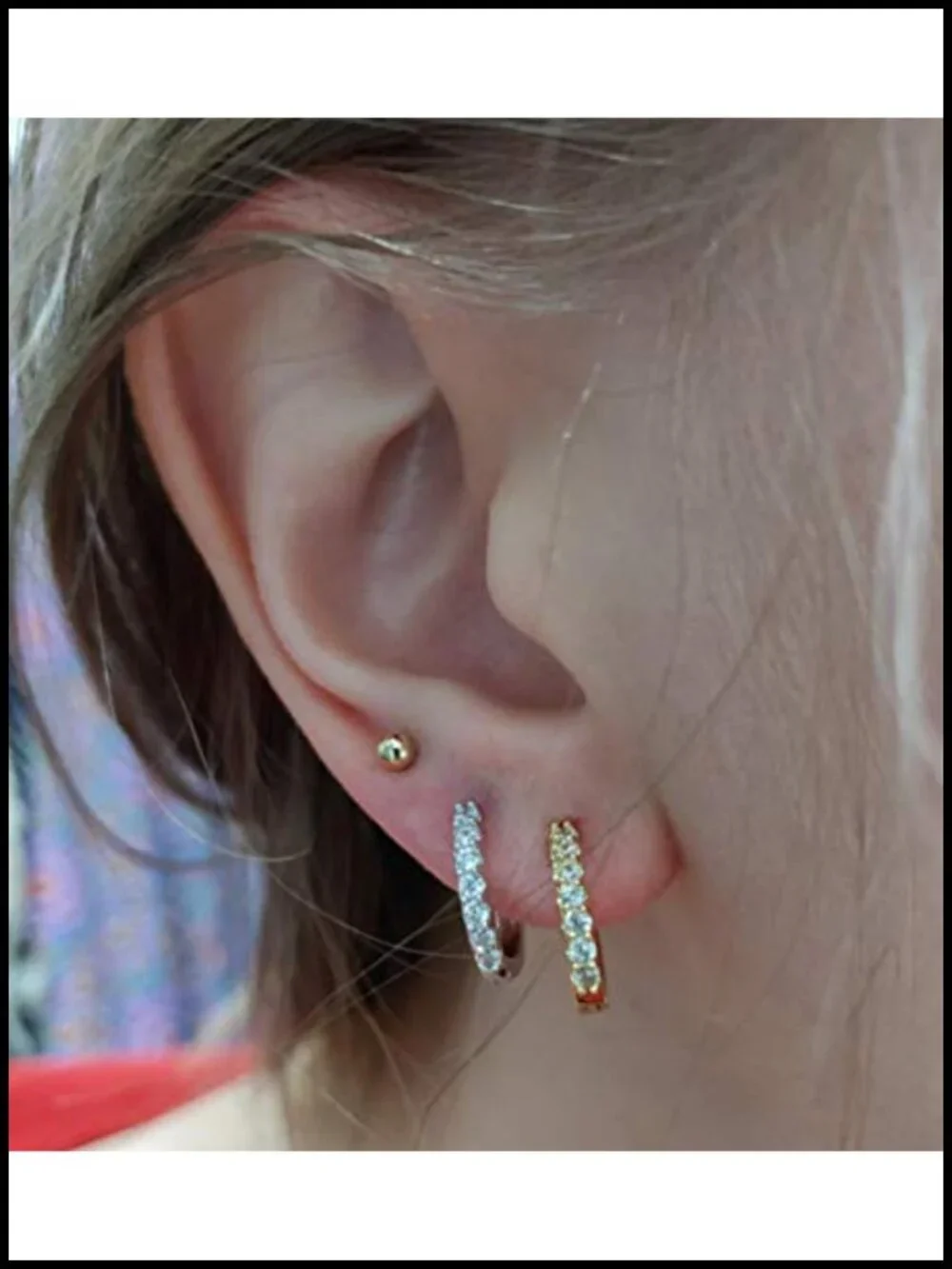 Sterling Silver Hoop and Stud Earrings Set for Women Men, 925, Hypoallergenic